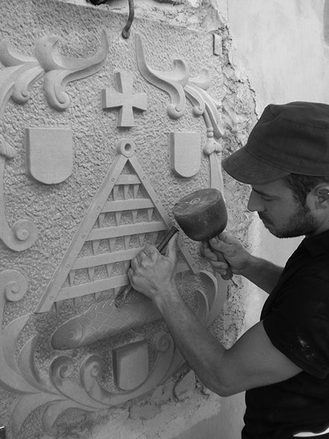 Bruno Marson sculpteur et tailleur de pierre ernolsheim bruche strasbourg