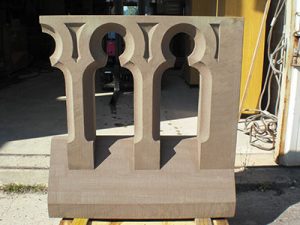 balustrade en grès tailleur de pierre bruno marson ernolsheim bruche strasbourg