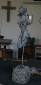 sculpture moderne terre cuite sculpteur bruno marson ernolsheim bruche strasbourg