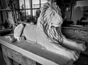 sculpture-lion-Bruno Marson Tailleur de pierre Strasbourg Ernolsheim Bruche